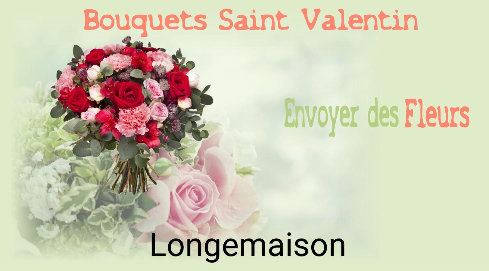Roses de Saint-Valentin livrées à Longemaison